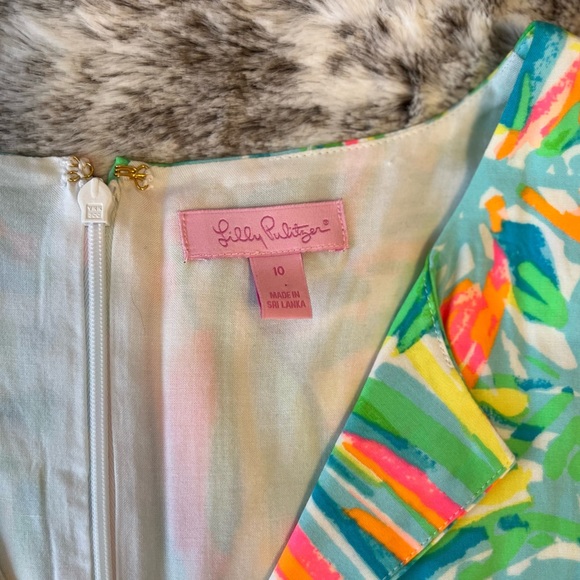Lily Pulitzer Dress with shorts size 10 - Picture 4 of 6